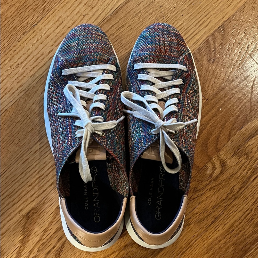 Cole Haan GrandPro Colorful Knit Sneakers 9M